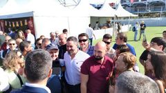 El l�der de Vox, Santiago Abascal, hoy en la fiesta Viva22.