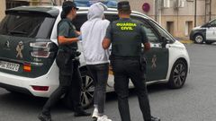 Uno los tres arrestados por la Guardia Civil en el marco de la operación Recou desarrollada en Ourense