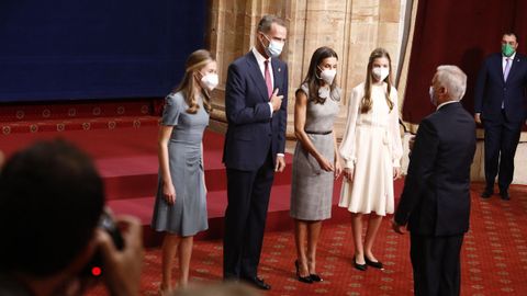 Audiencia con los galardonados de las medallas de Asturias