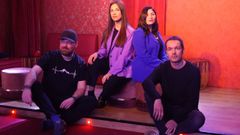 De esquerda a dereita, Carlos Castro, Elena Zas, Carla Romalde e  V�ctor Ledo 