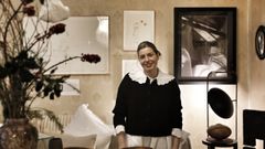 Lilia, en el espacio de artesan�a que abre este viernes