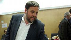 Oriol Junqueras. El ex vicepresidente catal�n est� acusado de un delito de rebeli�n agravado con malversaci�n.