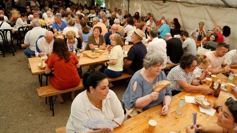 Uno de los puestos gastron�micos de la feria
