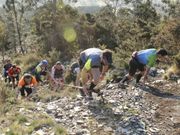 Una de las duras rampas en la �Camovi� celebrada este a�o. 