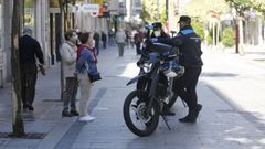 Imagen de archivo de la polic�a local en el barrio de O Calvario