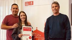 Iago, con Olalla y Javier