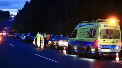El pasado viernes 14 veh�culos se vieron implicados en un siniestro en la AG-11 a su paso por Rianxo.