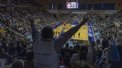 Sar, abarrotado en el partido entre el Monbus Obradoiro y el Leyma.