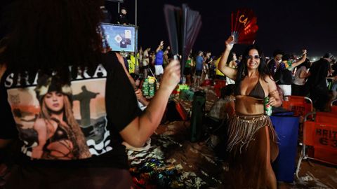 El p�blico, en el concierto de Shakira