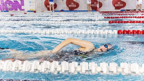 Un campeonato de salvamento en Carballo