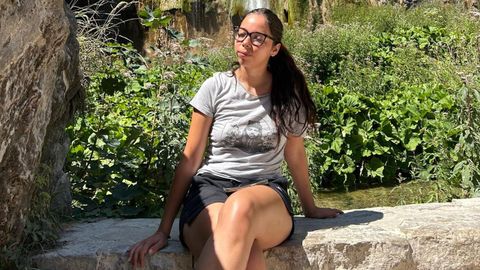 Andrea Rodr�guez, estudiante de Erasmus en Italia