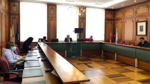 Junta de portavoces celebrada el pasado 11 de mayo, primera presencial tras el estado de alarma