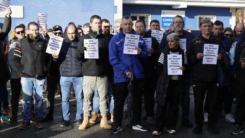 Concentraci�n en Arcade, el 19 de enero del 2026, contra los nuevos controles a la flota de bajura.