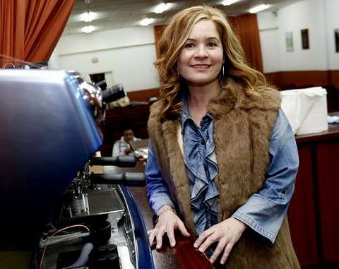 Ana Alonso leva tantos anos na xefatura de Hostaler�a coma edici�ns o campionato de baristas.
