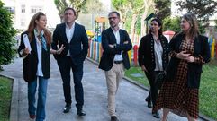 El presidente de la Diputacin, Valentn Gonzlez Formoso, y el alcalde, ngel Mato, durante el recorrido por el centro de da de menores de Ferrol.