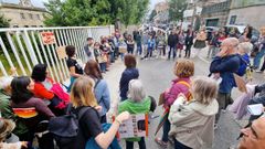Marcha organizada por Beiramar da Xente para defender el patrimonio industrial de la ciudad