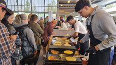 El puesto de cachapas fue uno de los ms concurridos en la Feria de la Chinita.