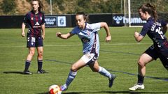 La futbolista Tati Barcia, en un partido de esta temporada con As Celtas.