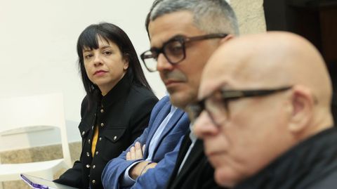 Xos� Regueira y Daniel P�rez, en primer plano 