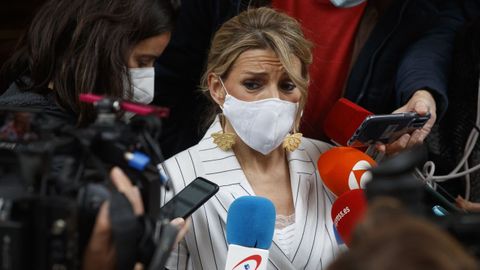 La vicepresidenta segunda y ministra de Trabajo, Yolanda D�az.