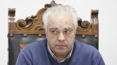 Fotograf�a de archivo de Jos� Luis Riveira en un pleno municipal en el Ayuntamiento de Quiroga
