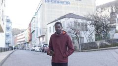 Mamadou Si, uno de los refugiados asentados en Becerre�, procedente de Senegal