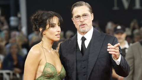 Brad Pitt e In&eacute;s de Ram&oacute;n en el Festival de Cine de San Sebasti&aacute;n.