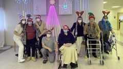 En la residencia de Noia celebran intensamente la Navidad.