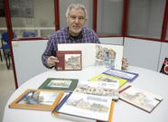 Eduardo Baamonde leva anos debuxando recunchos de Pontevedra
