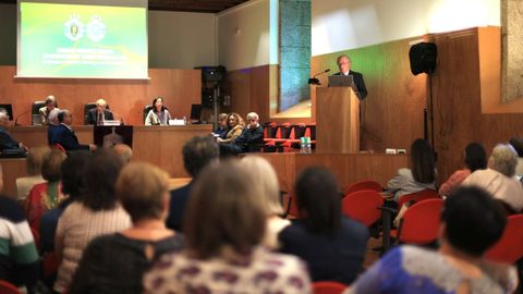 El acto de homenaje se celebr� en el antiguo hospital de San Roque, en Santiago