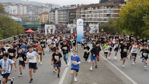 Los m�s peque�os comenzando la San Marti�o.