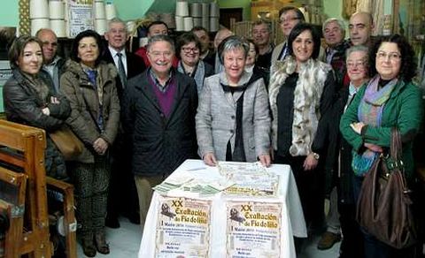 Presentación, ayer en Baio, de la Exaltación da Fía do Liño.