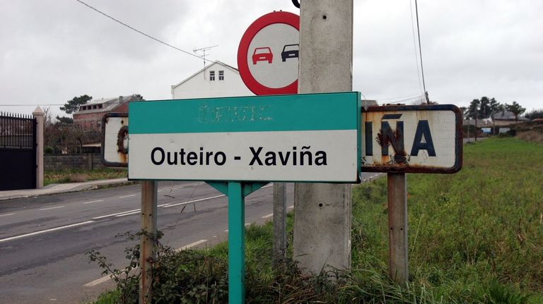 Un lugar de Outeiro en Coristanco