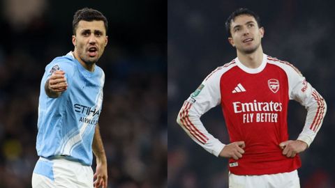 Rodrigo y Zubimendi, con sus respectivos clubes.