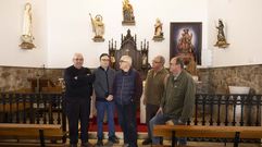 Presentaci�n da xornada, na ma�� de onte, na capela de Ponteceso 