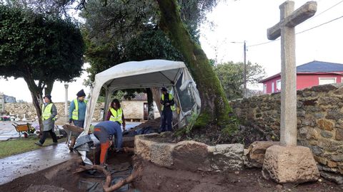 La excavaci�n en el cementerio de Asados concluy� el viernes.