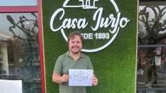 Jorge Jurjo de Mazaricos dio un cuarto premio de la lotera de Navidad, el 77768