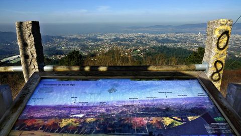 El parque forestal de Beade goza de grandes vistas sobre la r�a