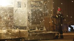 Ferroatl�ntica elabora silicio en su planta de Sab�n, en el concello coru��s de Arteixo