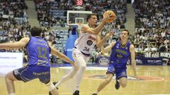 Brito, en el partido ante el COB en Sar