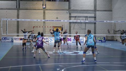 Las jugadoras del Aceites Abril en una imagen de archivo.