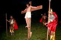 Imagen del V�a Crucis viviente de Villanueva de Oscos