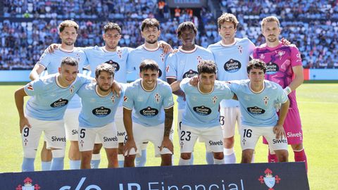 El once del Celta ante el M�laga.
