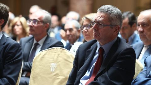 Alberto Ruiz Gallardn, hace dos aos en  la II Asamblea Madrid Foro Empresarial