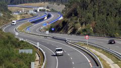 La autova del Cantbrico en el tramo Lourenz-Mondoedo