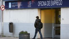 Una oficina de empleo en Ferrol