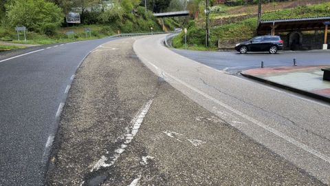 Lneas sin pintar entre Baralla y Becerre