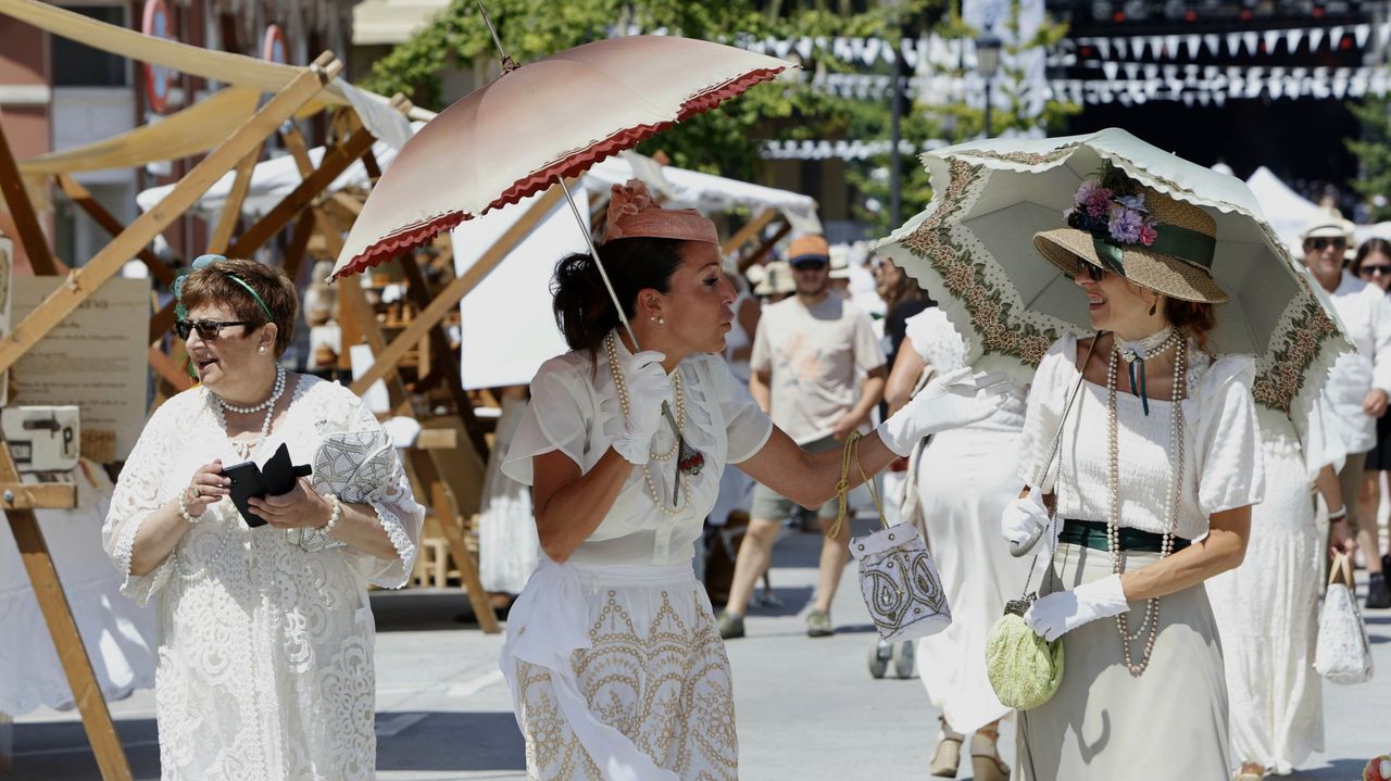 Arranca Ribadeo Indiano, referente de la recreación histórica en Galicia