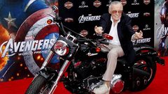 Stan Lee, durante la promoci�n de los Vengadores
