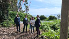 La alcaldesa de Cario se reunin con responsables de la Autoridad Portuaria de Ferrol-San Cibrao en San Xiao